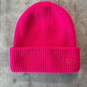 GAP Kids Beanie Sweater Hat Knit Hat Cap Jelly Bean Pink Kid Girls OS